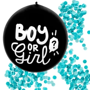 gender reveal confetti ballon jongen