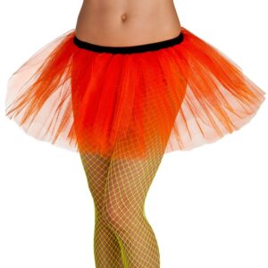 neon oranje tutu
