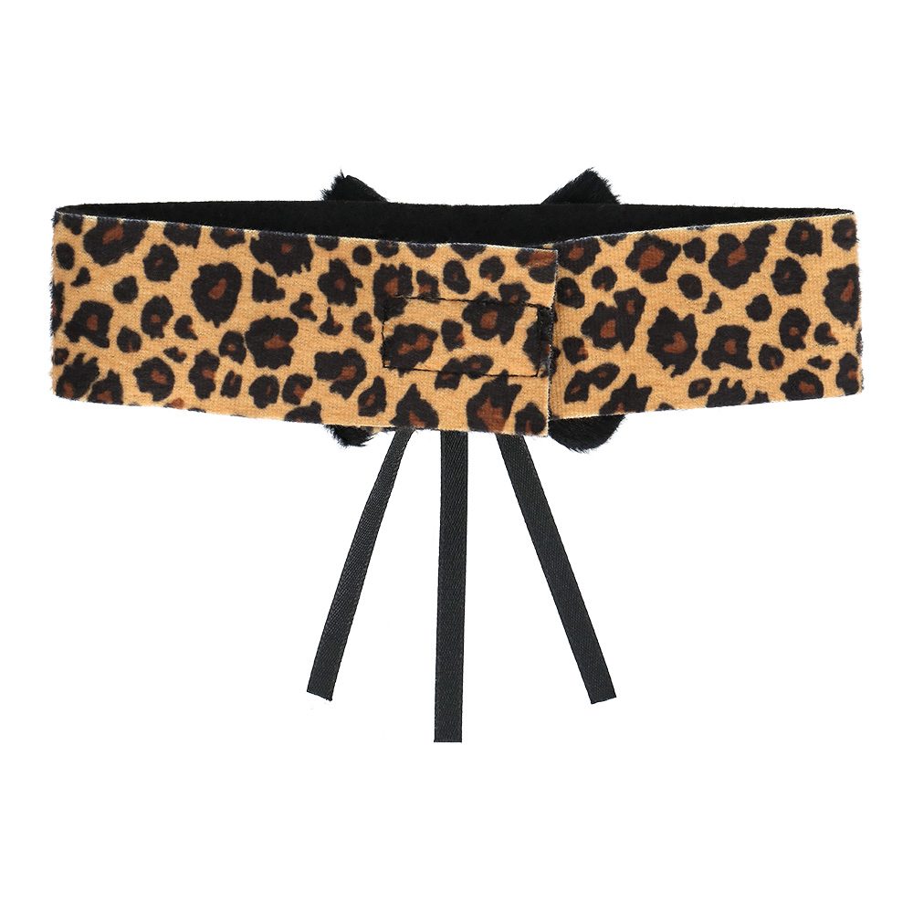 Dieren Accessoire Set Dames β Tijger/Luipaard (Diadeem, Staart, Choker & Armbanden) - Afbeelding 5