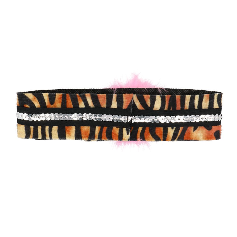 Dieren Accessoire Set Dames β Tijger/Luipaard (Diadeem, Staart, Choker & Armbanden) - Afbeelding 14