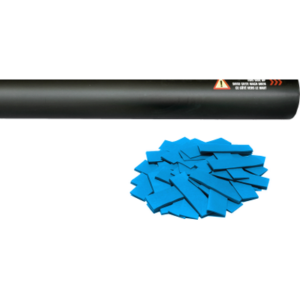 gender reveal confetti kanon blauw