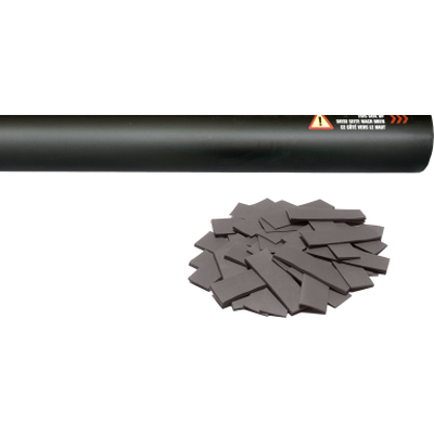 zwart confetti kanon