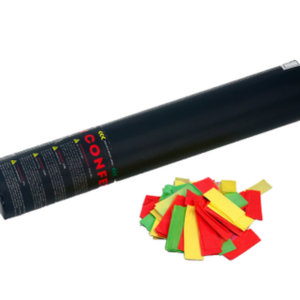 confetti kanon rood groen geel