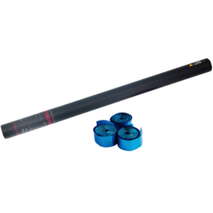 streamer kanon blauw metallic