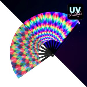 rave waaier regenboog
