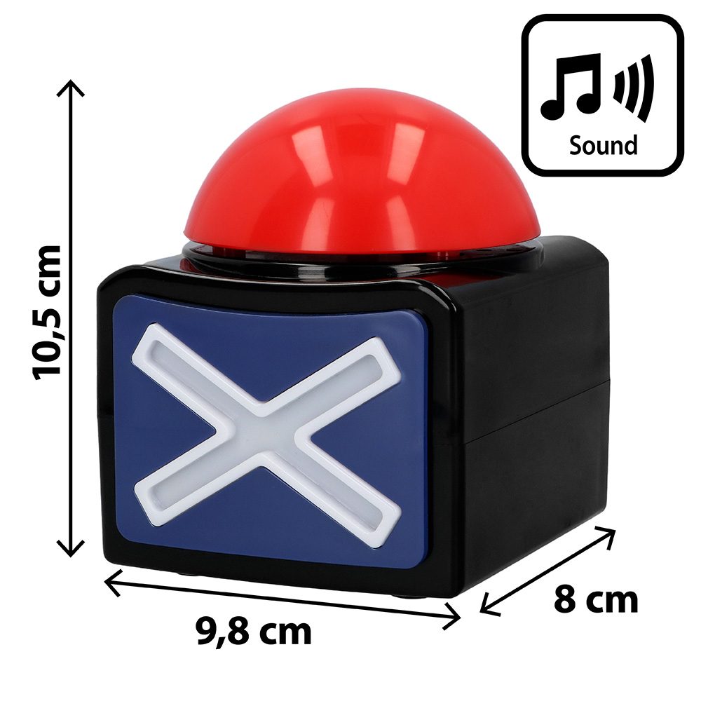 Party buzzer spel – Quiz knop met geluid voor feest en drankspel - Afbeelding 2