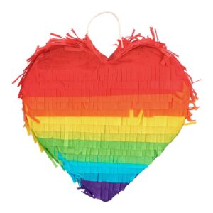 piñata hart regenboog