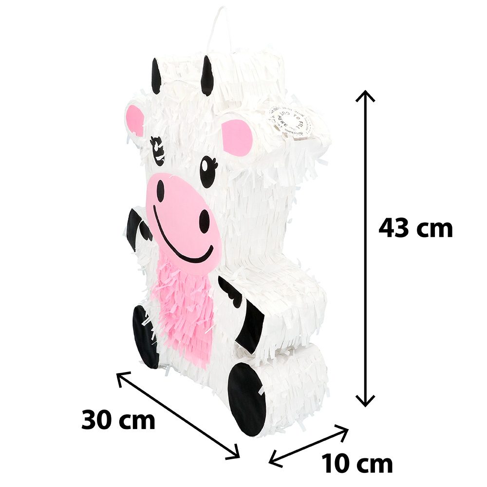 Piñata Koe Anna – vrolijke koe piñata 43 cm - Afbeelding 2