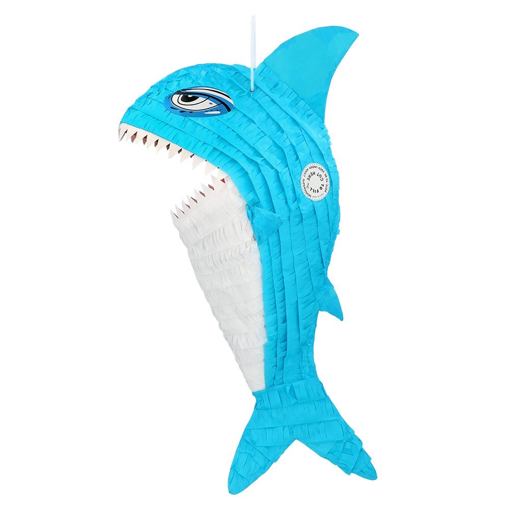 Piñata haai – Grote haai piñata kinderfeestje 62 cm - Afbeelding 2