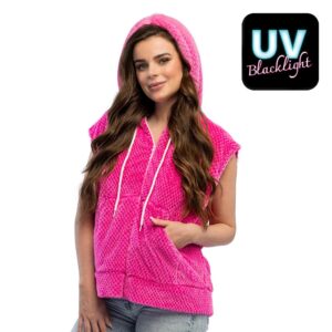 fluffy bodywarmer neonroze