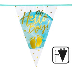 folievlaggenlijn hello boy