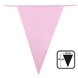 reuzen vlaggenlijn lichtroze