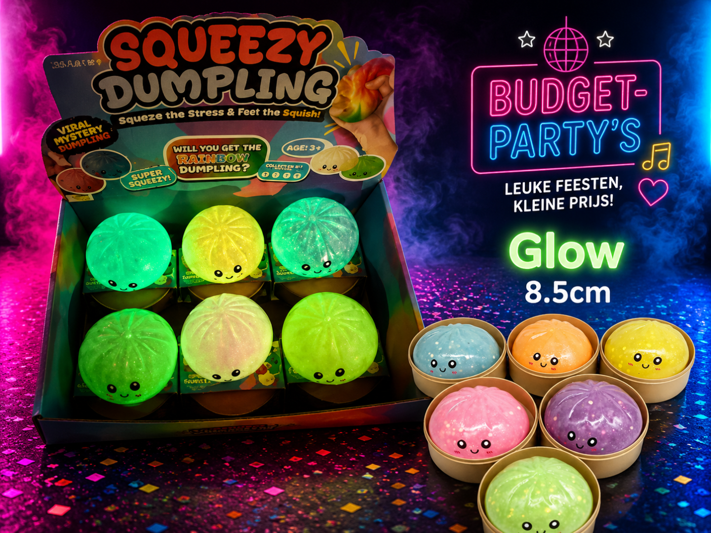 Squishy Dumpling Glow in the Dark